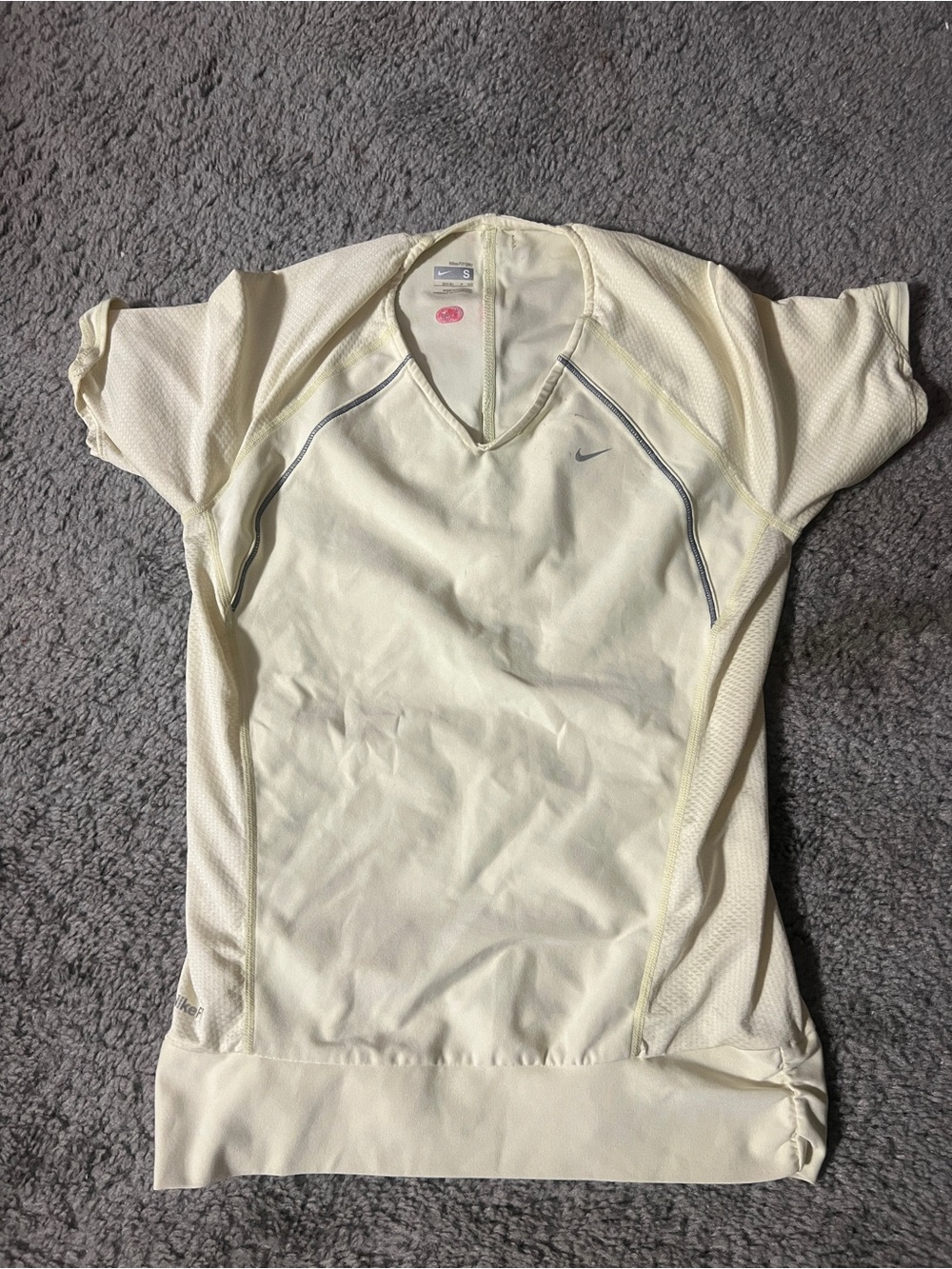 Nike Men’s Cream Short-Sleeve Performance Polo